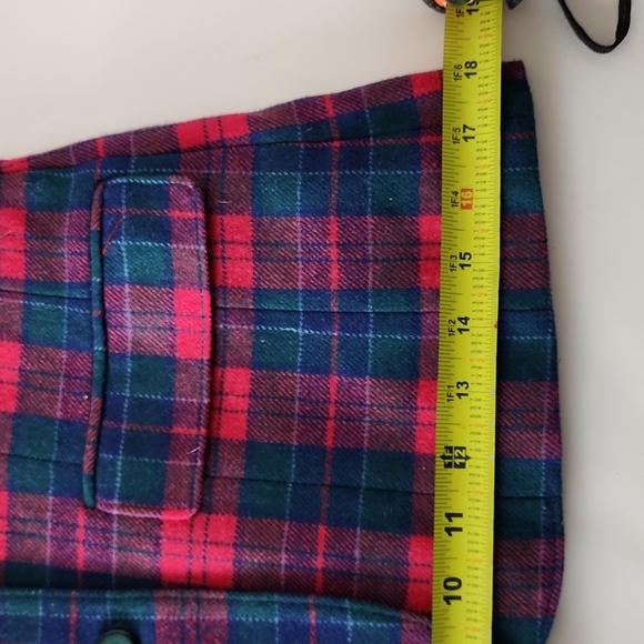 Pendleton pink green and blue plaid wool blazer, sz 6 - Picture 10 of 11